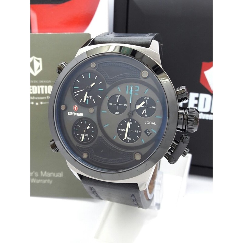 Jam Tangan Pria Alexandre Christie AC 6396 MT BLGYBE Original Kulit