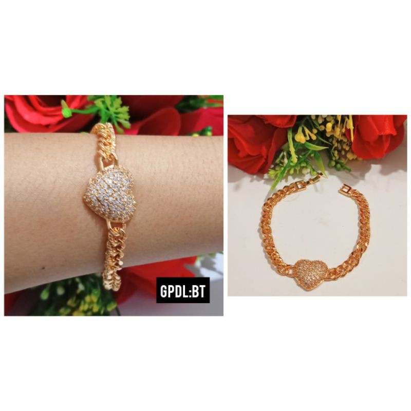 Fourfashion Gelang tangan Sisik naga Love Kekinian