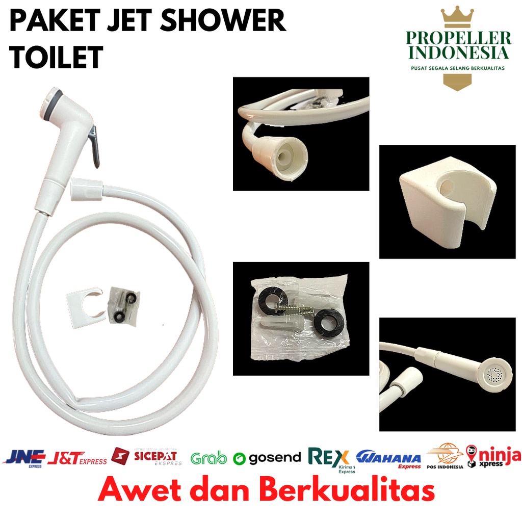 Jet Shower Paket Kloset Kamar Mandi Duduk Semprotan Kloset WC