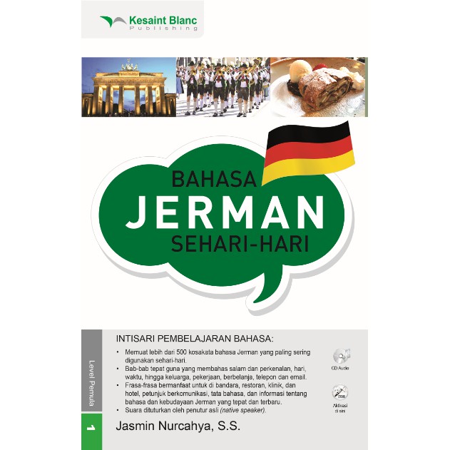 

BUKU BAHASA JERMAN SEHARI-HARI + CD AUDIO - JASMIN NURCAHYA SITEPU. S.S