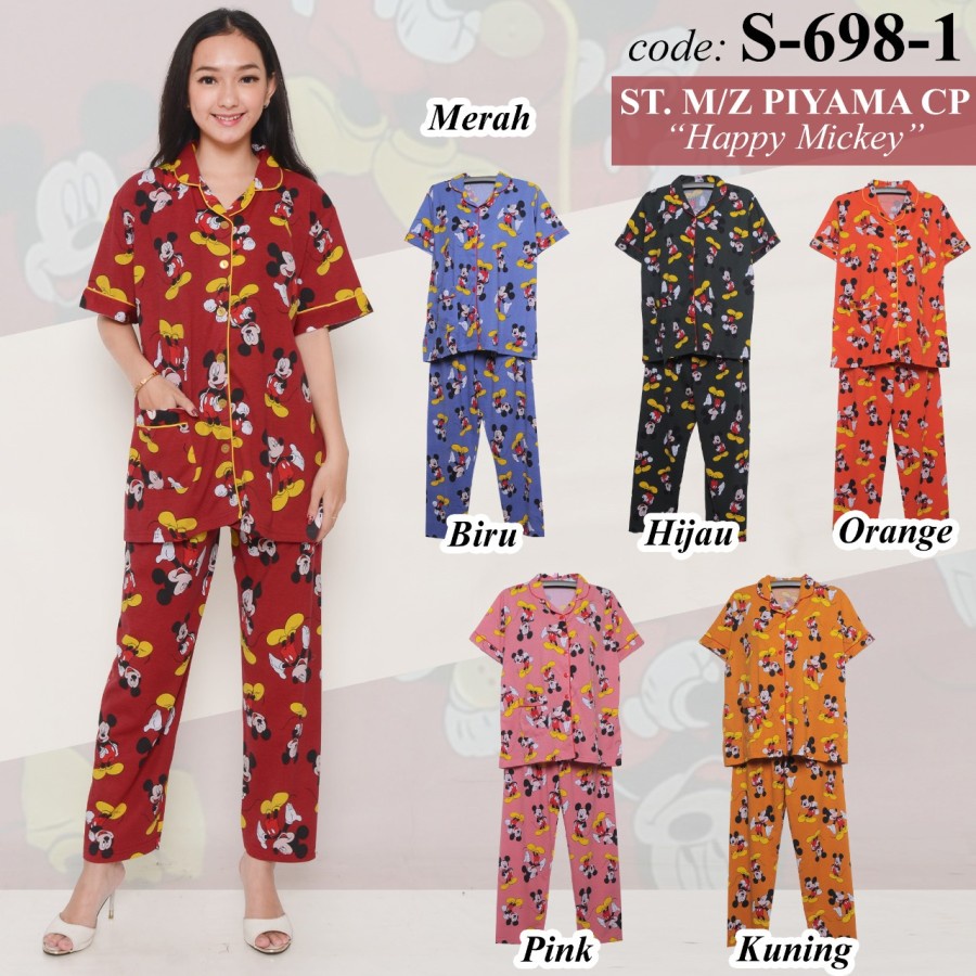 Babydoll Forever Sweet MamaSize CP Baju Tidur Piyama Wanita S-698-1