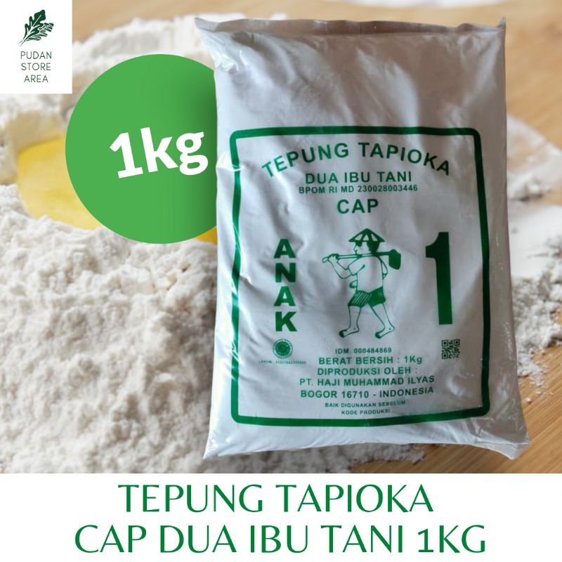 

TEPUNG TAPIOKA "DUA IBU TANI" 1KG