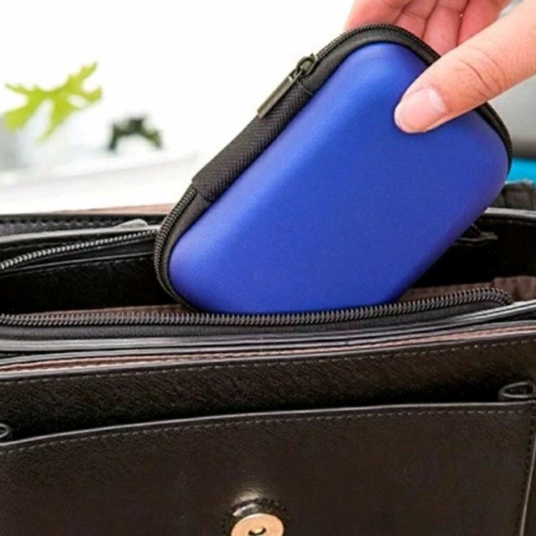 Tas Kotak Tempat Penyimpanan Headset Charger Dompet Koin Serbaguna