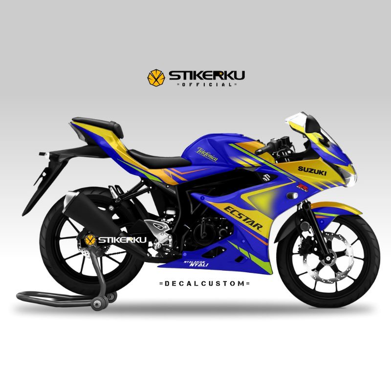DECAL SUZUKI GSX 150 R/STIKER FULL BODY VARIASI MOTOR SUZUKI GSX 150 R