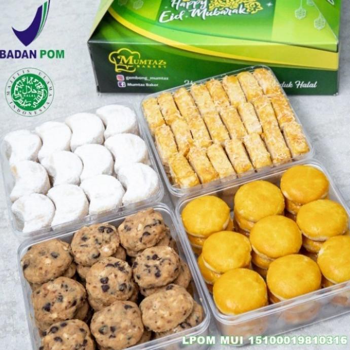 

Parsel Ramadan kue nastar kastangel putri salju kering bakery mumtaz