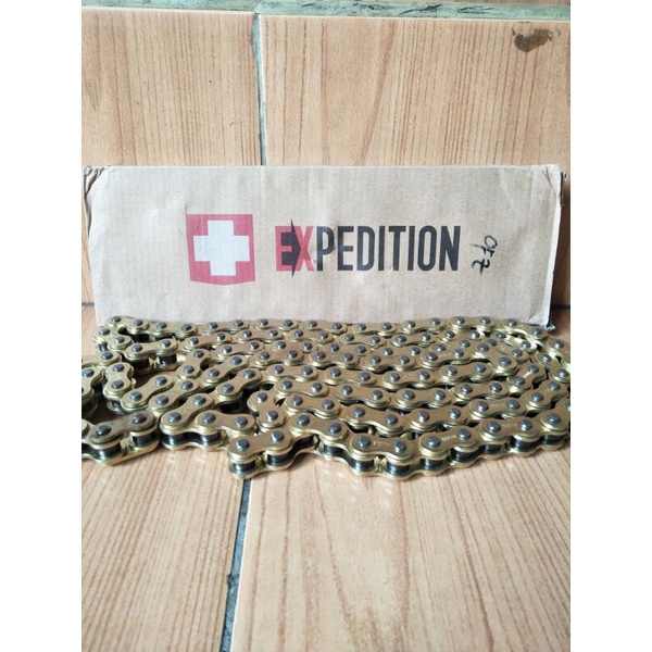 Rantai gold 520 panjang 130L no sss, no tk, merk Expedition