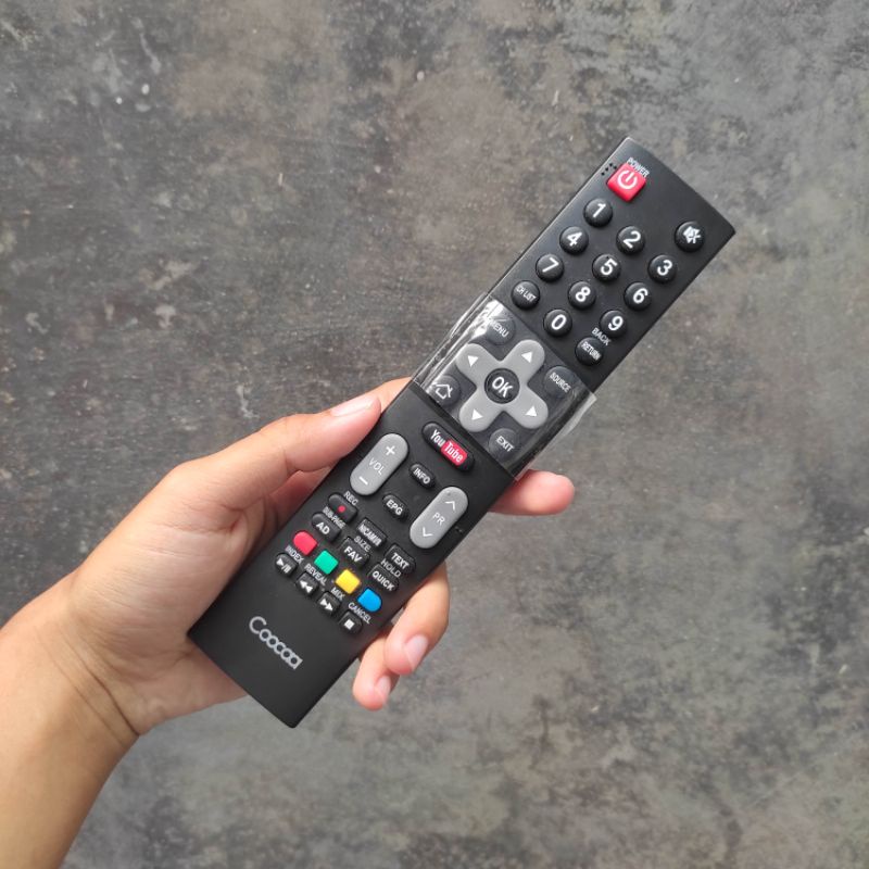 Remote TV COOCAA Smart TV Terbaru Dengan Youtube 100% Original - Remote TV COOCAA - Remote TV COOCAA