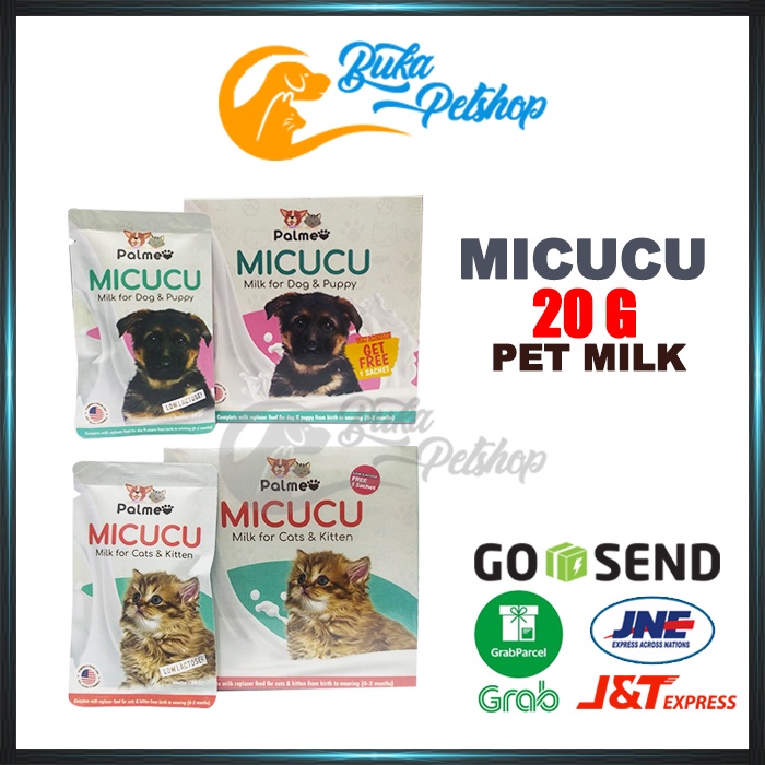 Susu Kucing Susu Anjing MICUCU 20G PALMEO Bukan Growssy Growppy