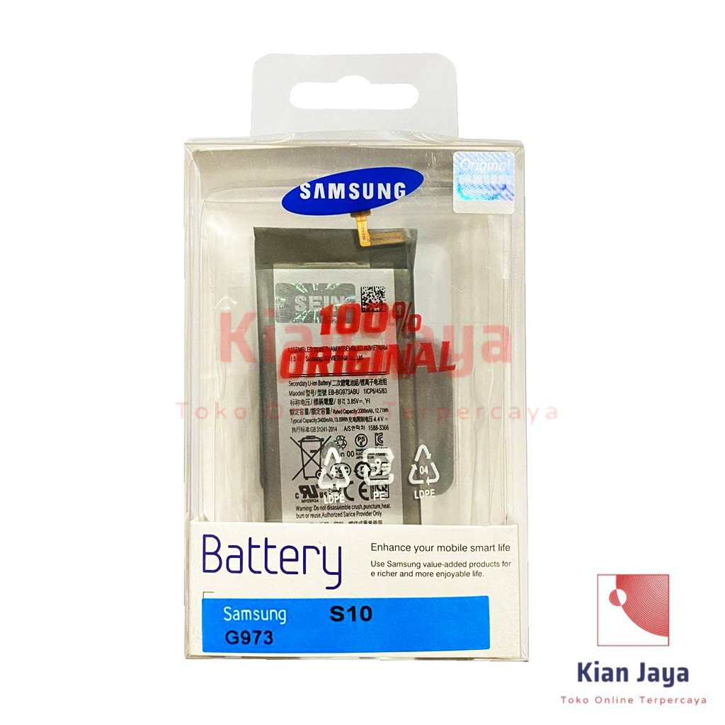 [Garansi 100% Ori] Baterai Samsung Galaxy S10 / Batre Batrai Battery Hp EB-BG973ABU Original