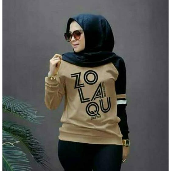 {HOT PROMO} KAOS WANITA ZOLAQU TANGAN PANJANG COD ,.,.,.,,