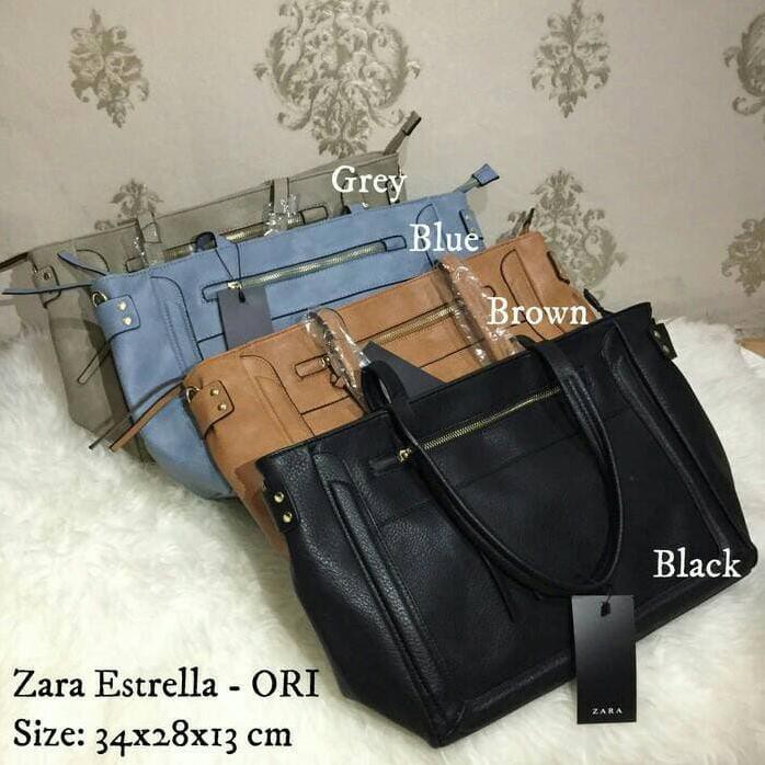 Tas Wanita Zara Original 100% Ori Real Kulit Sapi Estrella