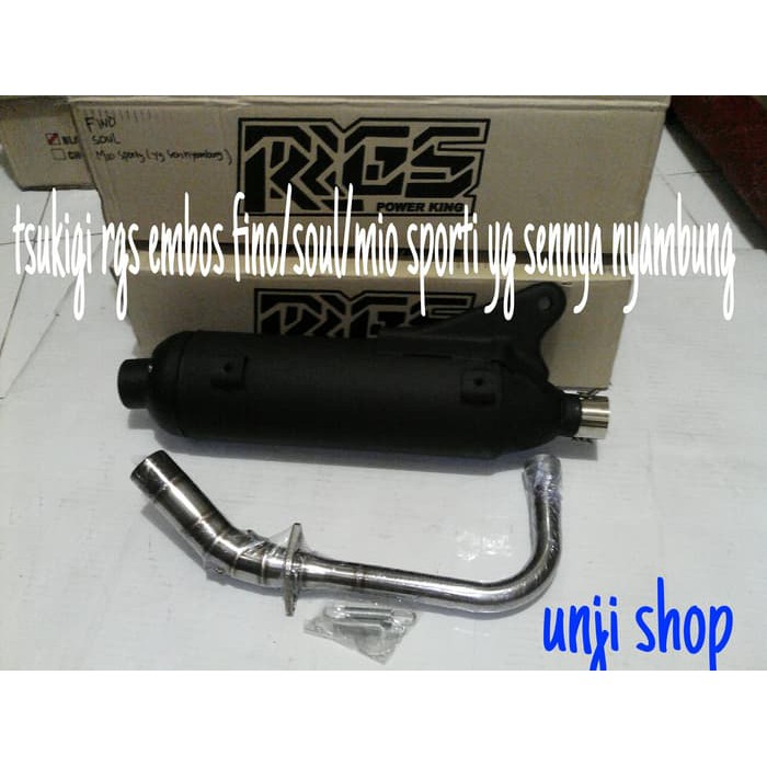 knalpot fino tsukigi rgs embos ori thailand