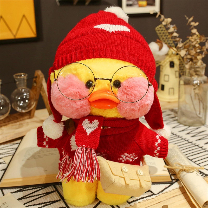 Mainan Boneka Stuffed Plush Bebek Lalafanfan 2022 Warna Kuning Untuk Hadiah Anak Perempuan