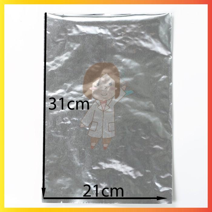 

PACKING ALUMUNIUM FOIL CENTERSEAL 80MICRON DOFF 21X31CM