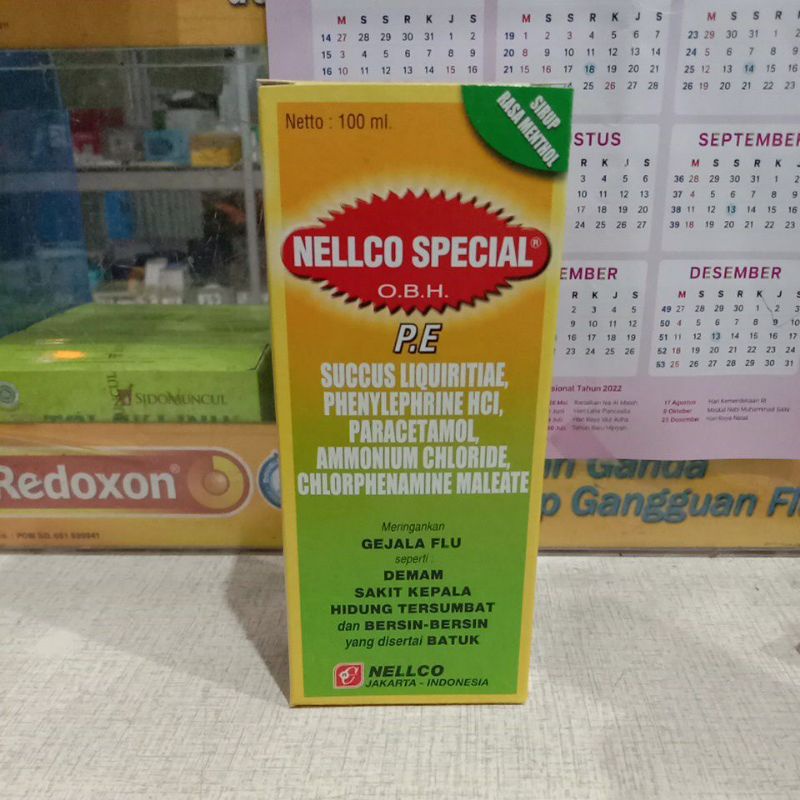 Nellco Special/obat batuk flu OBH Nellco Special dan PE 100ml
