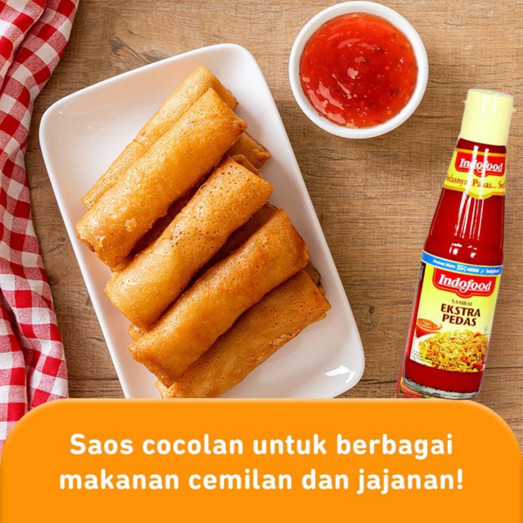 

Promo Saos Sambal Indofood Extra Pedas 335 ml Botol Besar MURAH