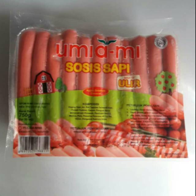 

Umiami Sosis Sapi Ulir 30 pcs 750 gr