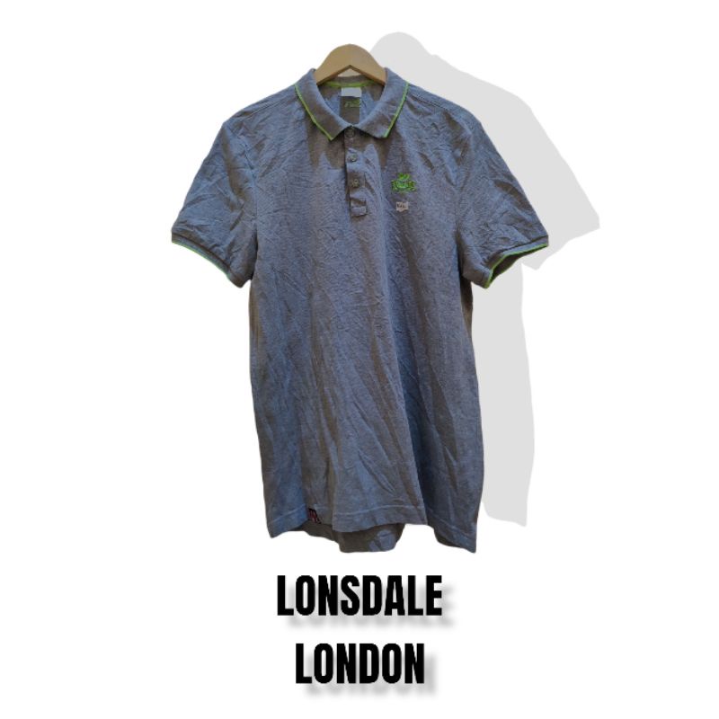 kaos kerah lonsdale london original second free 1topi rondom