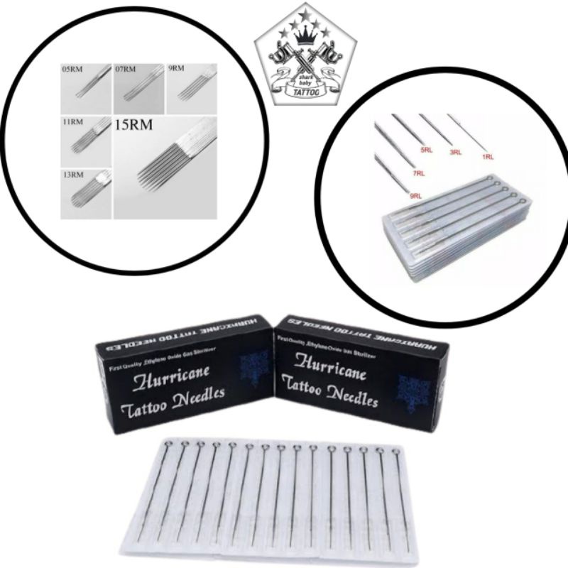 Jarum Tattoo / Jarum Tattoo 1 Box / Jarum Stainless Tatto