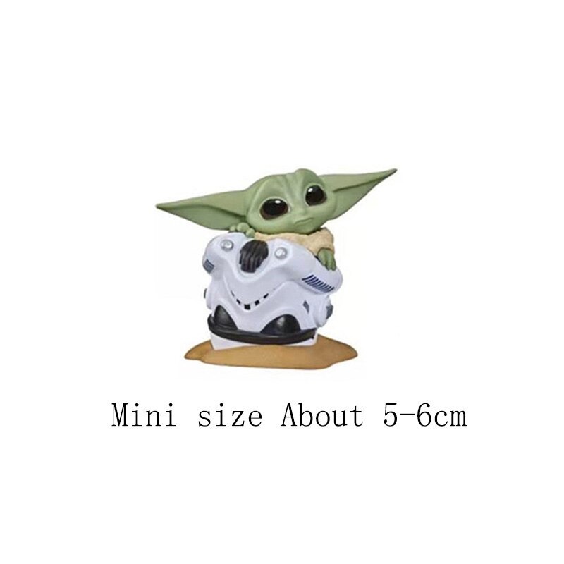 ChildsPlay Action Figure Baby Yoda Star Wars Series 5 PCS - Original