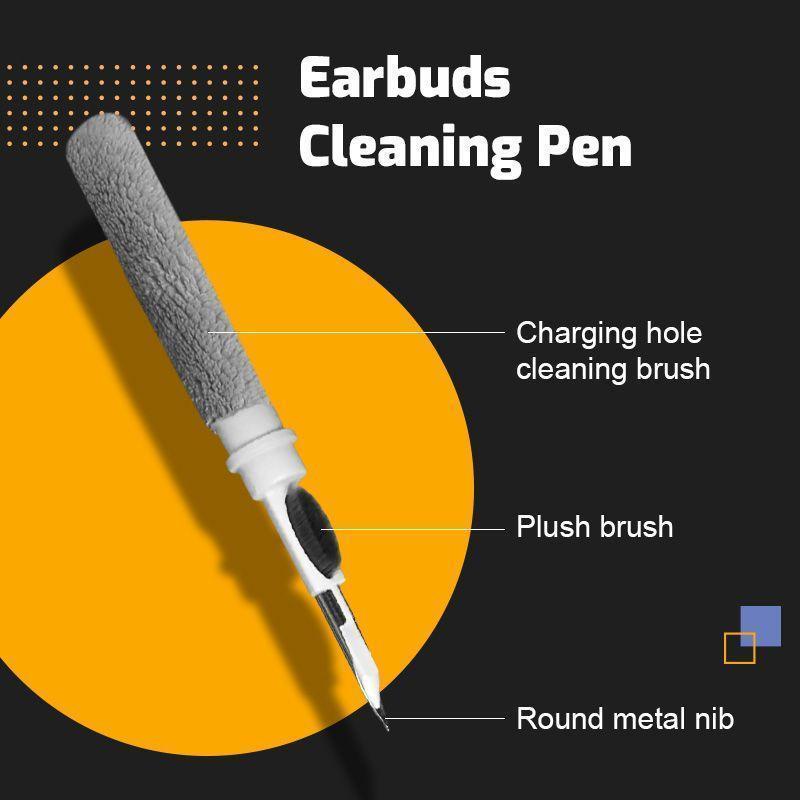 Alat Pembersih Earphone/Alat Pembersih Case Earphone Bluetooth/Brush Pen Pembersih Earphone