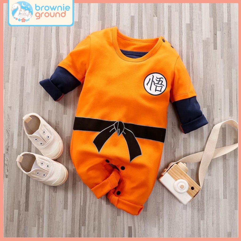 [ COD ] Jumper bayi anime GOKU Dragon Ball 0-24 bulan / jumper bayi lakilaki