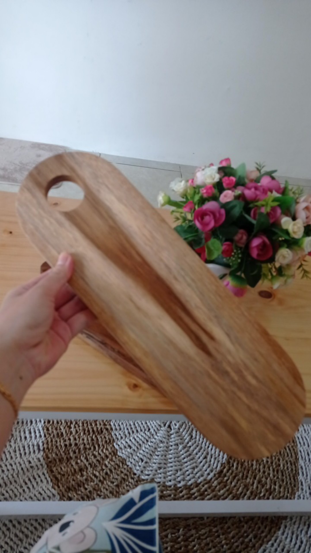 Wooden Projects Talenan Kayu Jati Perlengkapan Dapur Alat Masak Cutting Board Telenan Korea - Tl05