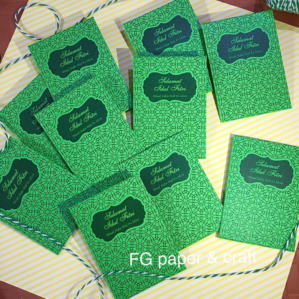 

Amplop Uang Mini 6pcs Idul Fitri, 6.5x9cm by fgpaper