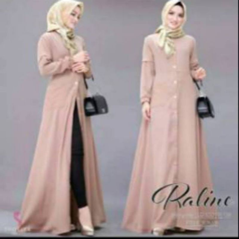 Reline dress maxi fashion muslim remaja wanita