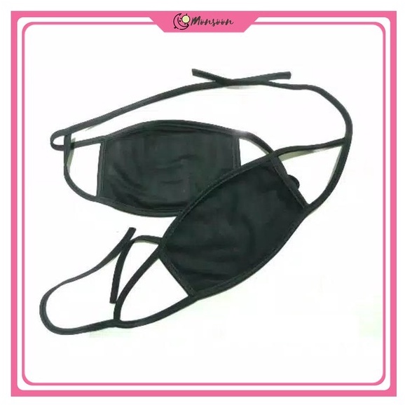 Monsoon - MASKER MOTIF MASKER POLOS MASKER KAIN SEMUA UMUR MASKER HIJAB TALI SAMBUNG