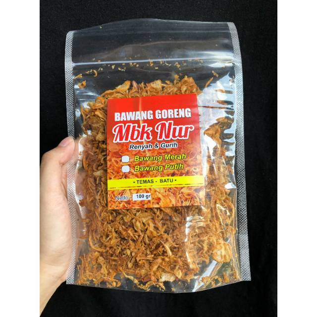 

BAWANG GORENG GURIH DAN RENYAH KUALITAS SUPER KEMASAN 100gr