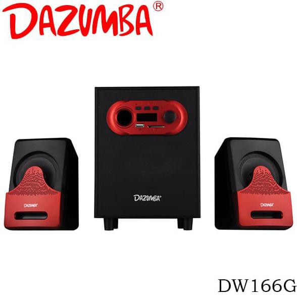 Dazumba DW166G Bluetooth Speaker 2.1 - Merah
