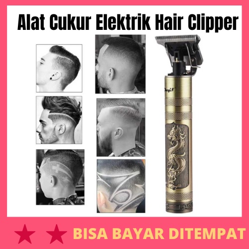 Alat Cukur Elektrik Hair Clipper Ceramic / Alat Mesin Gunting Cukur Pencukur Potong Pemotong Pangkas
