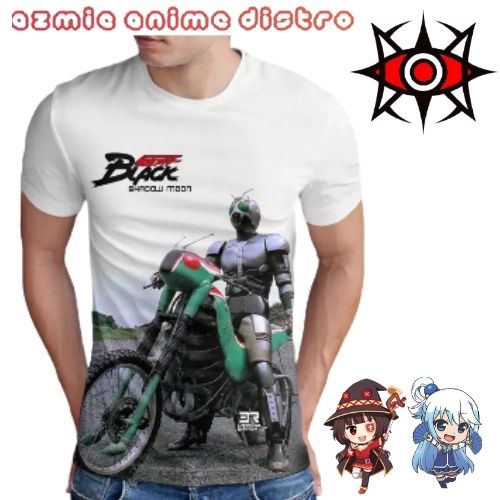 kaos printing anime Kamen Rider Black Shadow Moon 2