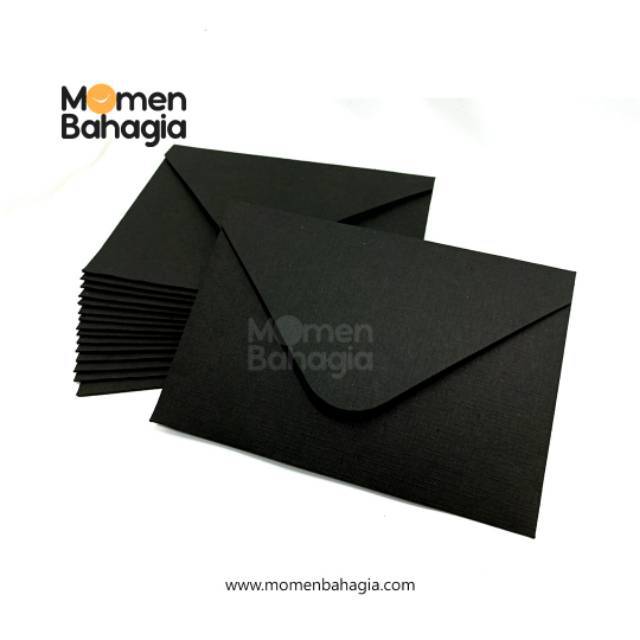

Amplop A6 Baronial Hitam Rounded 11x16cm Premium