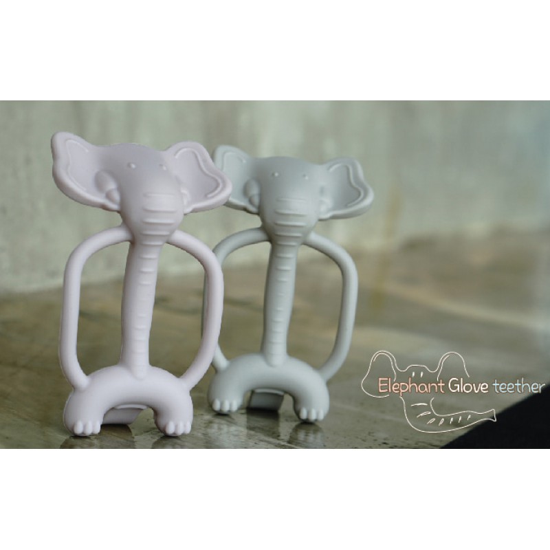 Mamas Tem Elephant Glove Teether with Case - Tersedia Pilihan Warna