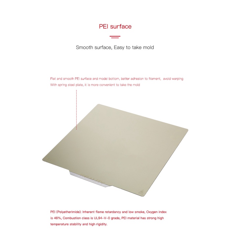 INDOCART PEI Printing Plate Kit 235×235×1mm Glossy Surface