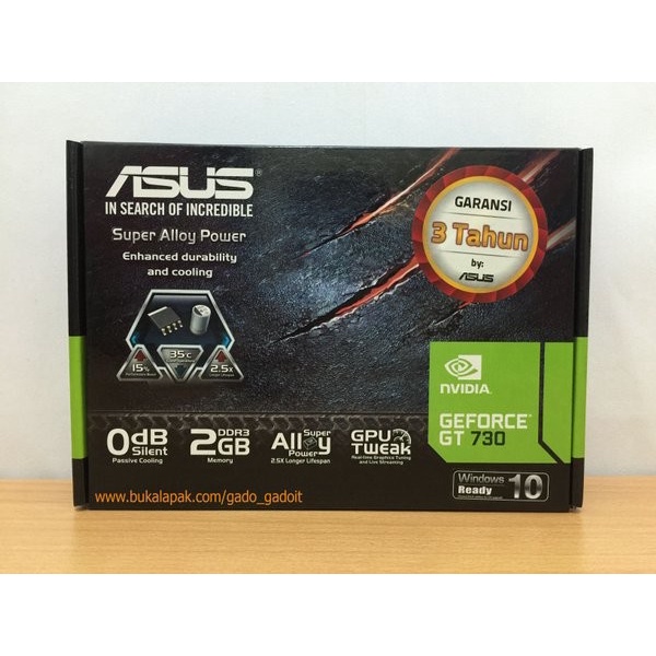 VGA Card ASUS GT 730 2GB DDR3 64BIT (GARANSI