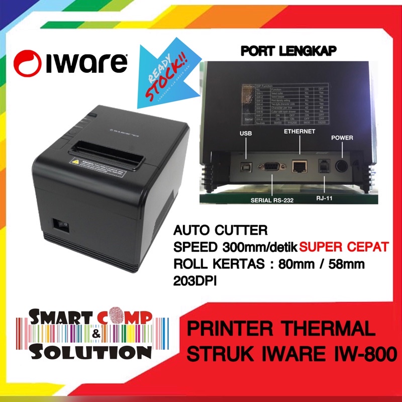 Printer Iware Thermal IW-800 / IW 800 / IW800