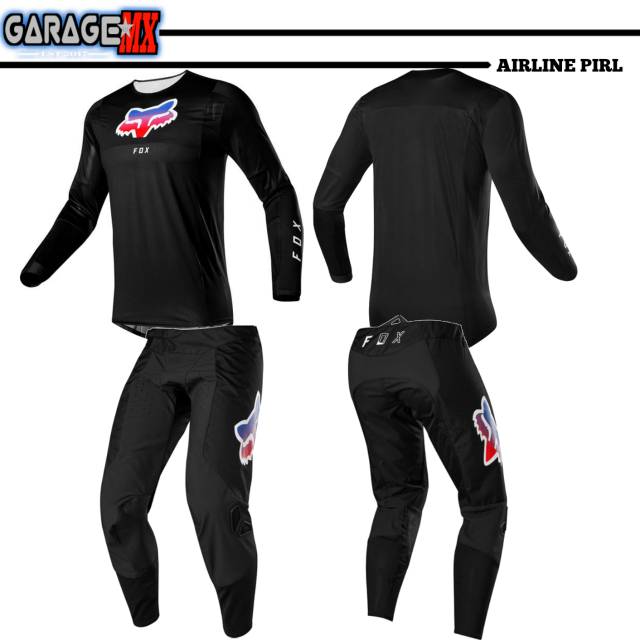 GEAR SET FOX AIRLINE ORIGINAL NEW.JERSEY FOX ORIGINAL.JERSEY MOTOCROSS TRABAS TRAIL CROSS FOX ORI