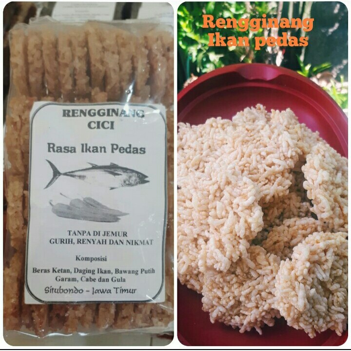 

Rengginang Situbondo ikan pedas