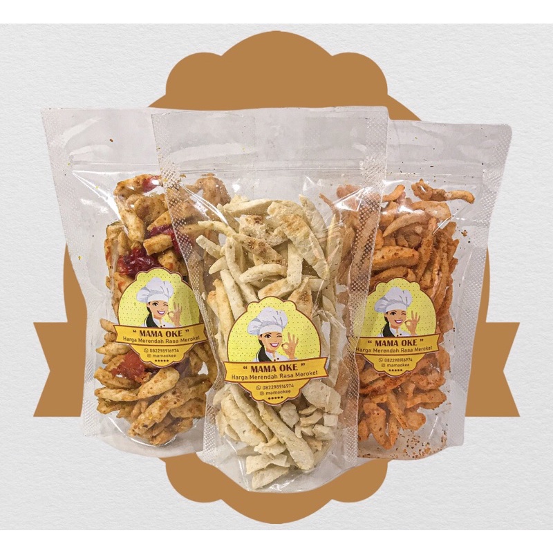 Basreng Sambal Petis/Original Gurih/Balado Pedas-ORIGINAL GURIH
