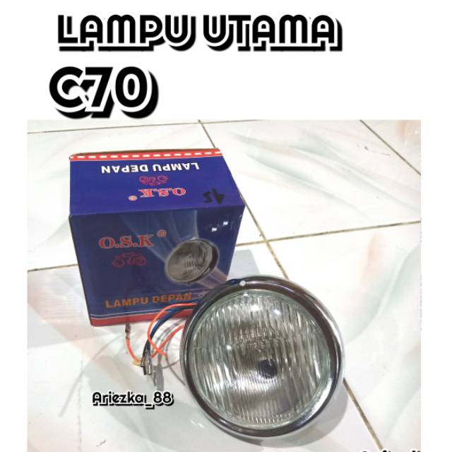 LAMPU DEPAN C70 lampu utama honda c70