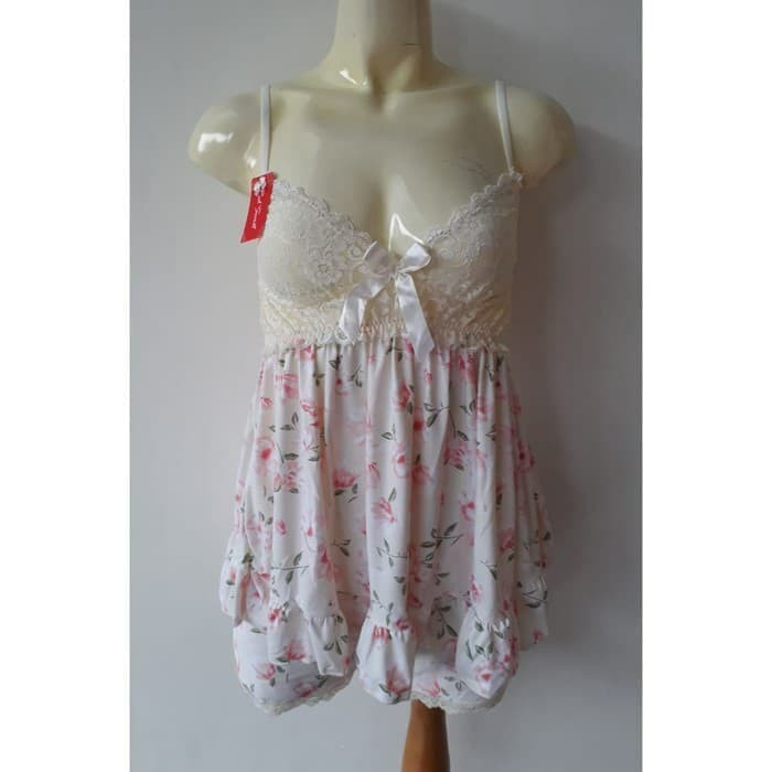 Baju tidur set celana piyama lace renda brokat seksi wanita 320