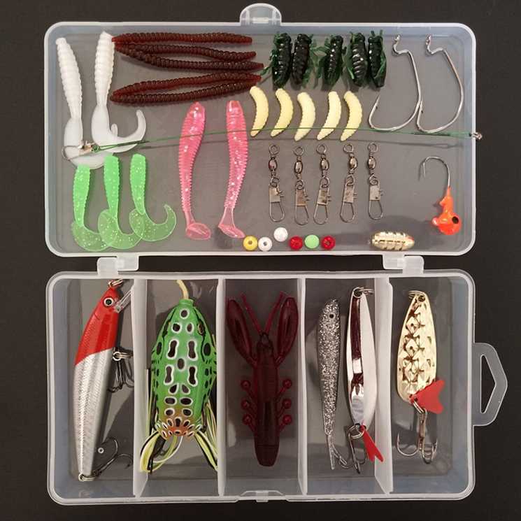 GIJ - LIXADA Umpan Pancing Ikan Set Fishing Bait Kit 45PCS
