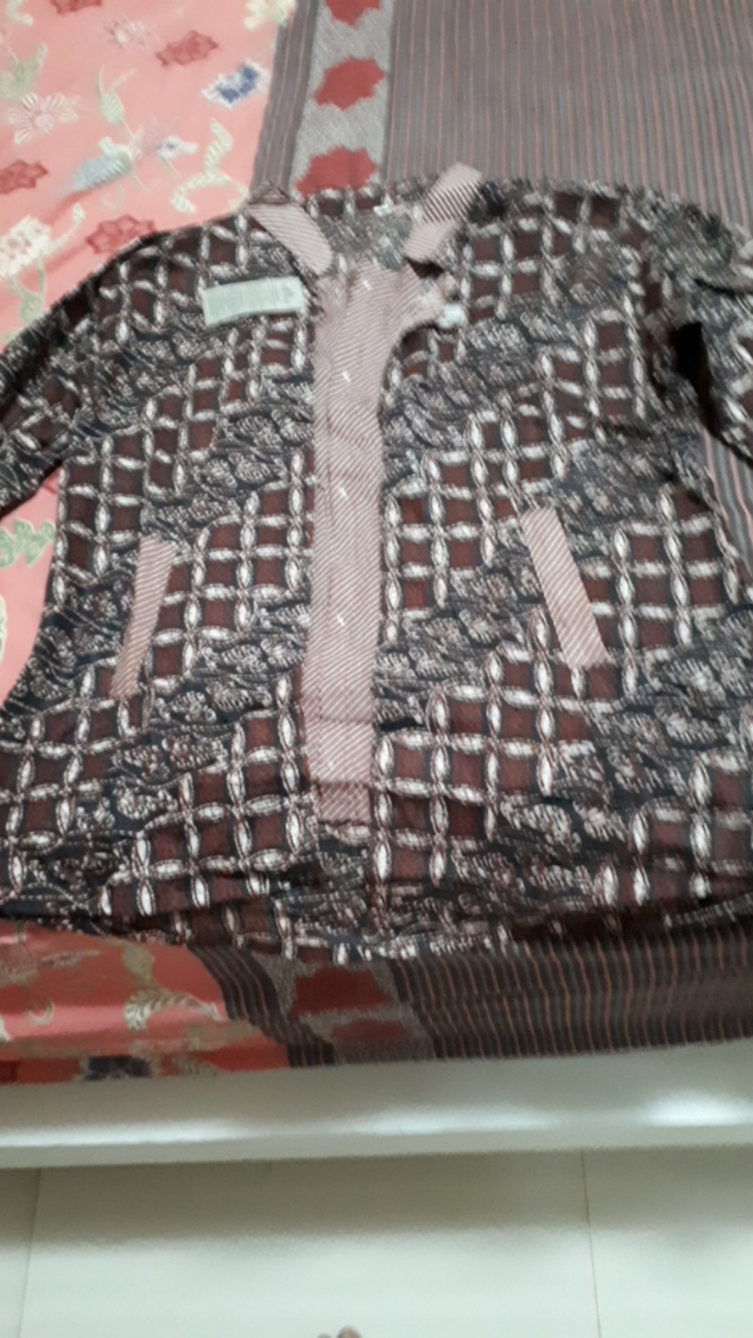 Atasan Batik Dolby Dolbi Dobby Doby Tenun Sutra Tulis Halus Katun Atbm Baron ,sarombit Atasan