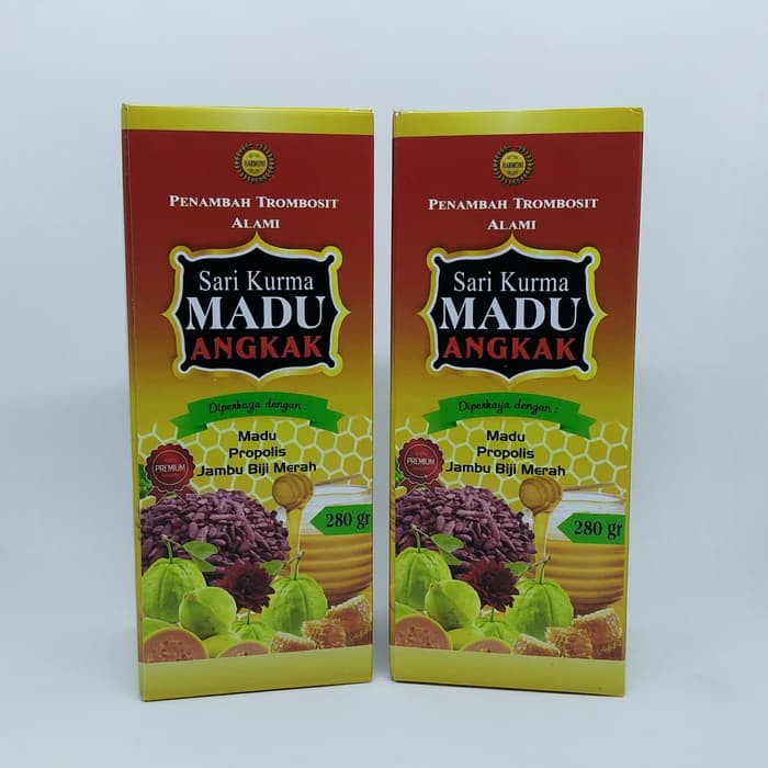 sari kurma madu angkak plus propolis jambu biji original