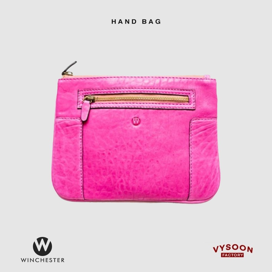Tas Tangan Kulit Unisex / Clutch Bahan Leather 100% Premium