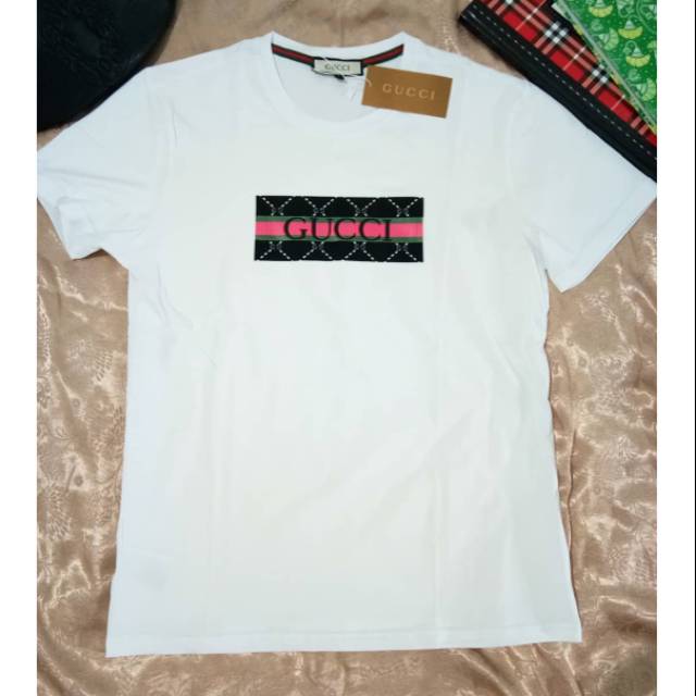 TSHIRT GUCCI / KAOS BRANDED / BAJU PRIA IMPORT PREMIUM KUALITAS TERBAIK