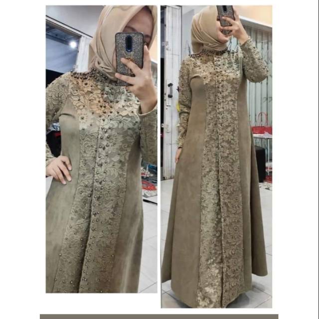 Gamis suede import